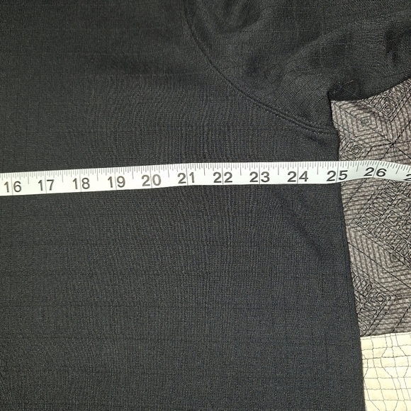 Bechamel Cardigan Sweater Womens XL Black Button Up Stretch Pockets - Picture 6 of 7